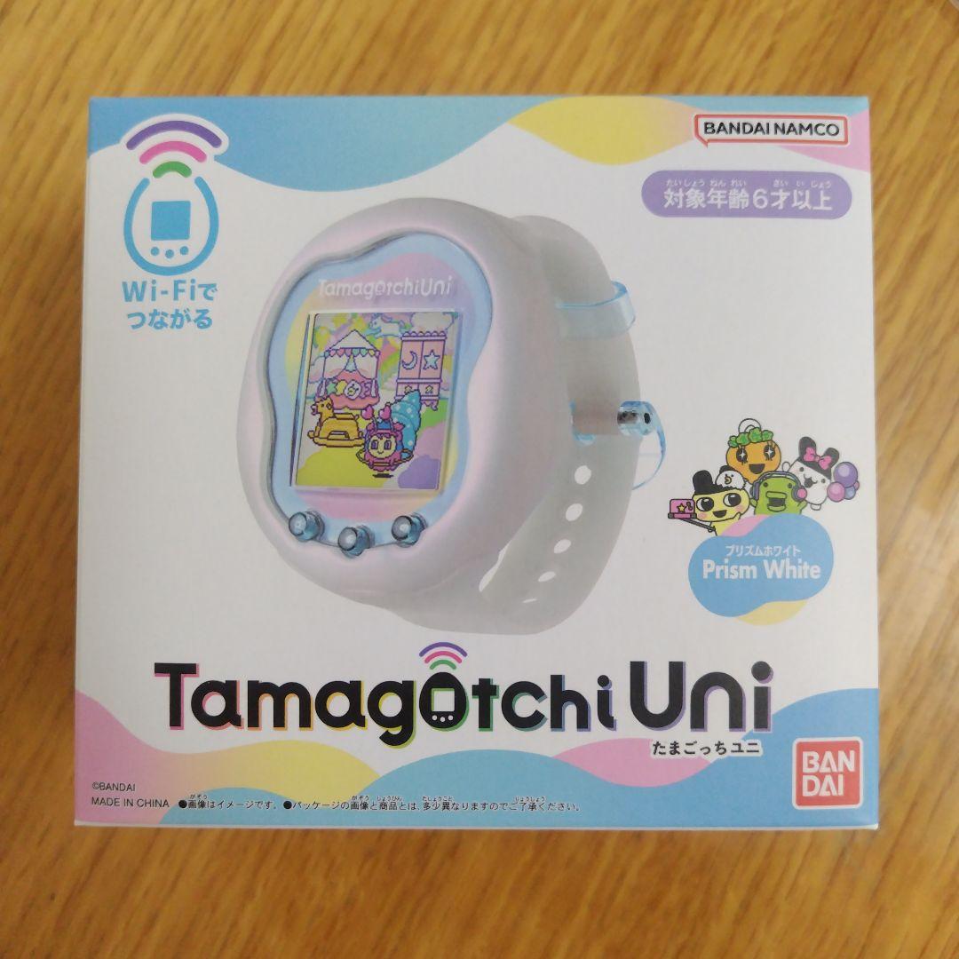 【DLエリア4つ付き】たまごっち ユニ プリズム ホワイト