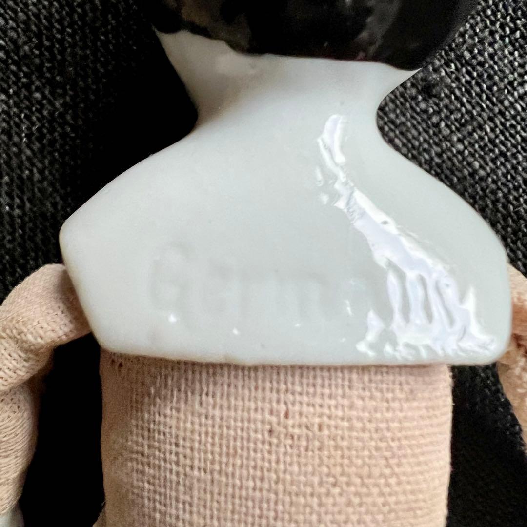 アンティーク チャイナヘッドドール タブリエ 16センチ アナベルおまけ