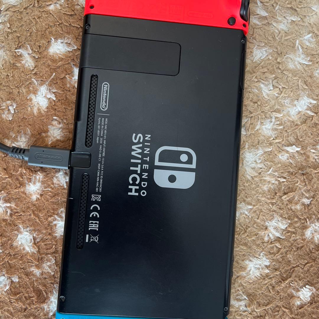 Nintendo Switch 新型ネオンブルー・ネオンレッド　バッテリー強化版