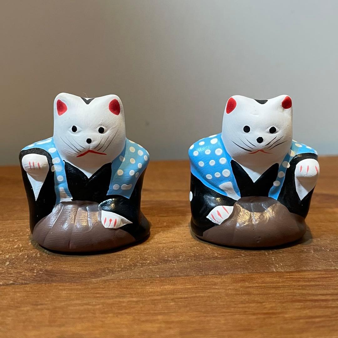 住吉大社 招福猫 左右ペア 初辰参り 初辰猫 - メルカリ