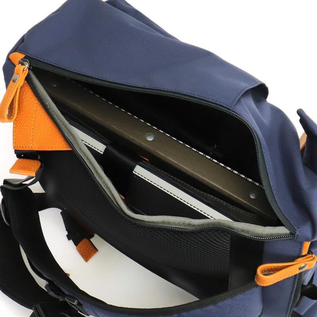 新品TAKEO KIKUCHIタケオキクチ　リュック紺バックパックビジネスバッグ