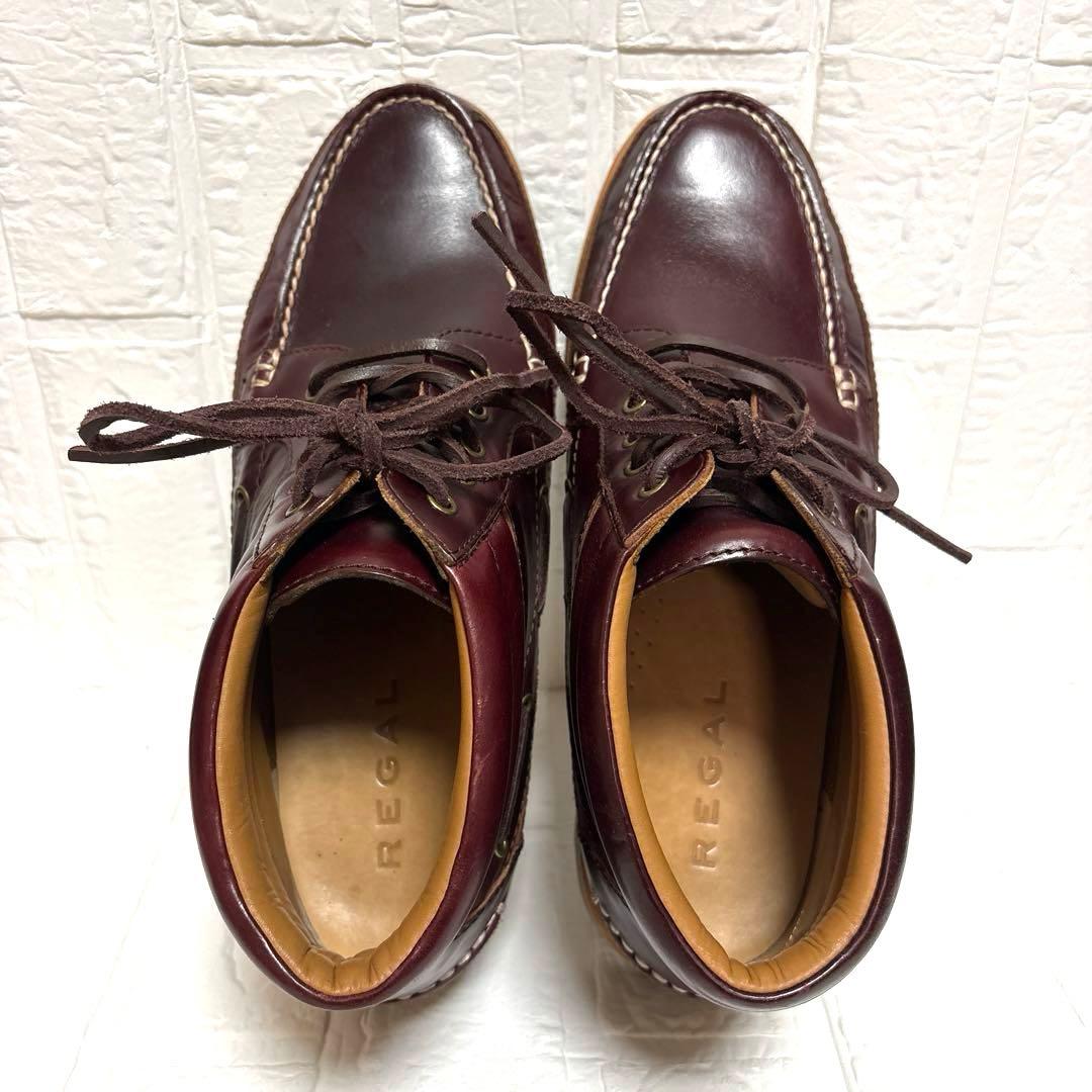 ☆美品☆ REGAL リーガル デッキシューズ ミッドカットブーツ 27cm