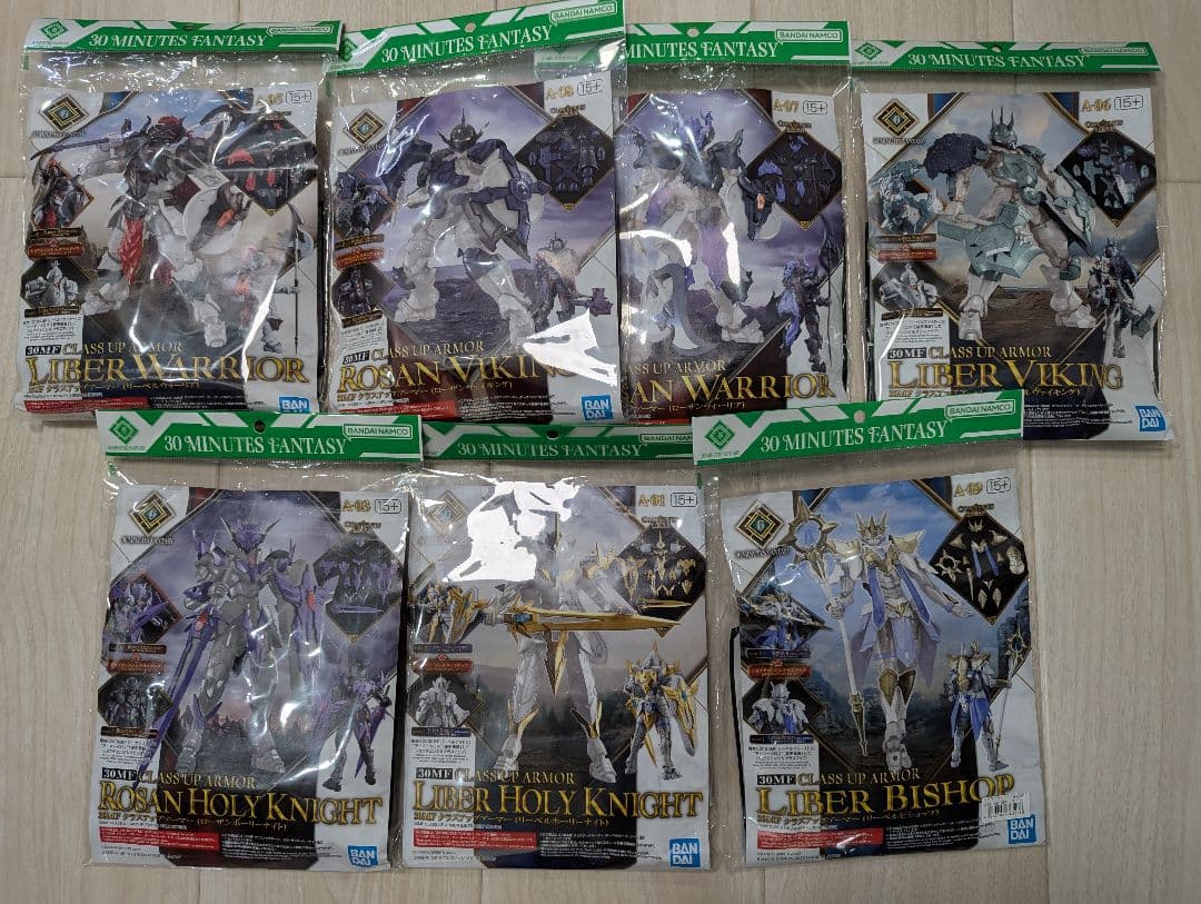 30MF リーベルナイト ローザンランサー クラスアップアーマー他 計18点