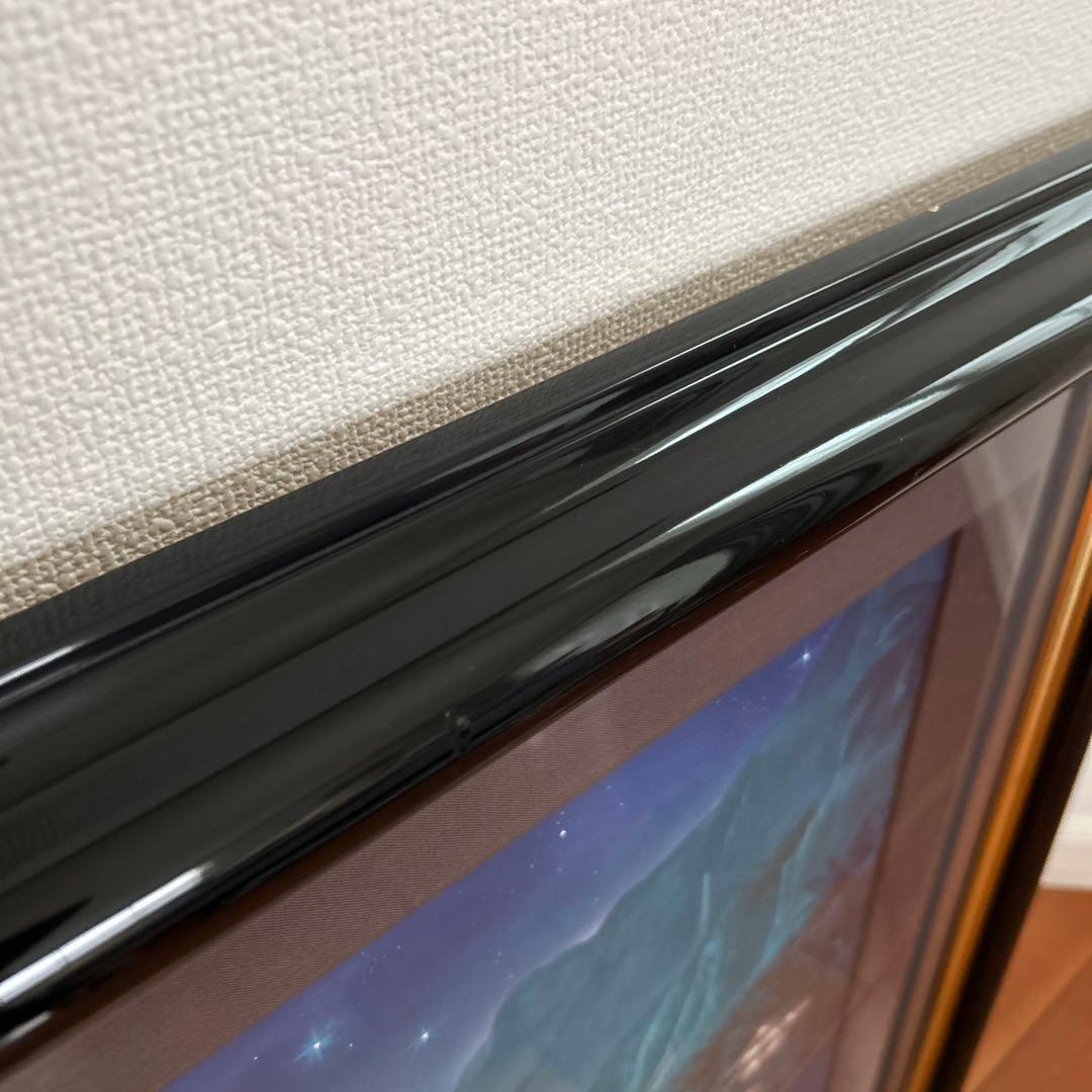 ラッセン　エンシャントミステリー　本人金ペンサイン 版画