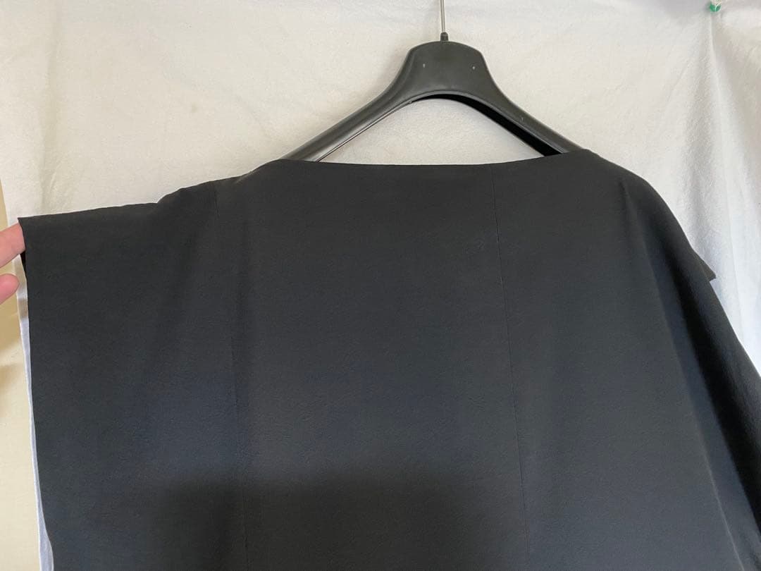 黒留袖リメイク　ボレロ付きロングドレス　大きいサイズ