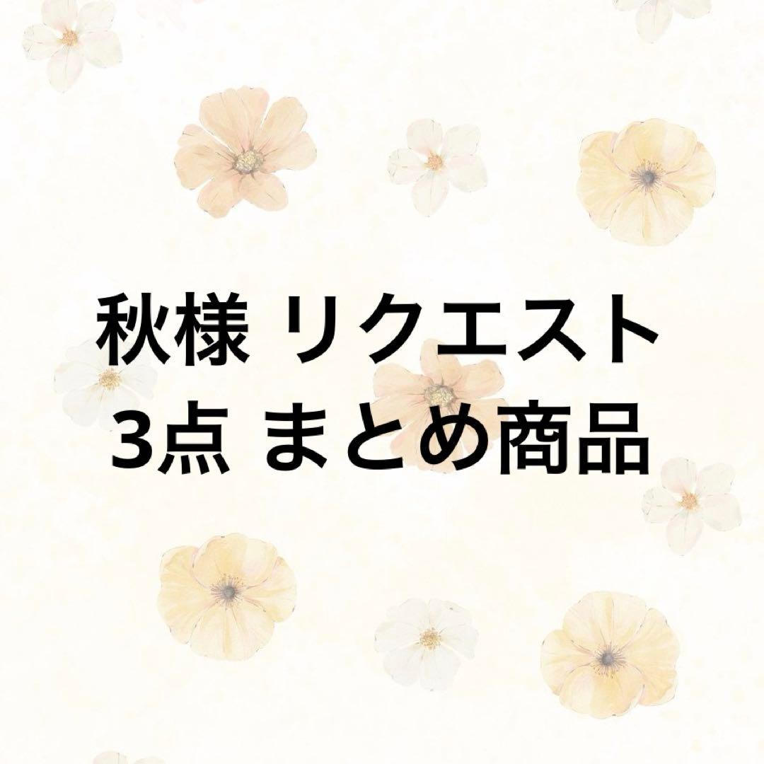 秋@まとめ買い値引きあり様 リクエスト 3点 まとめ商品 - メルカリ