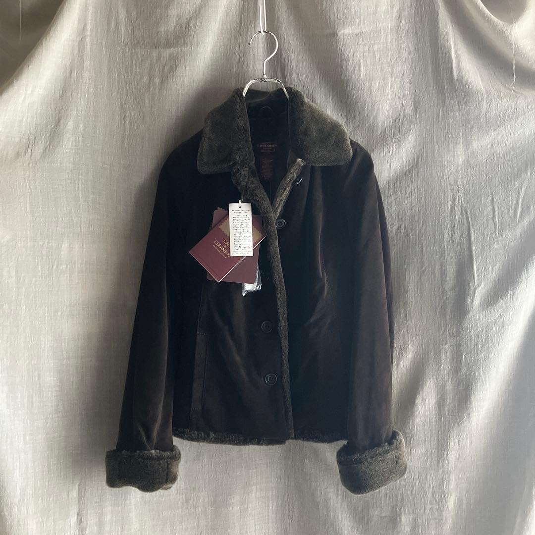 エディーバウアー レザージャケット スウェード XS ブラウン