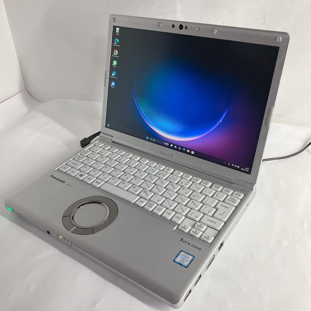 ノートパソコンpanasonic第七世代Core i5 SSD256Gメモリ8G ⑫【第7世代