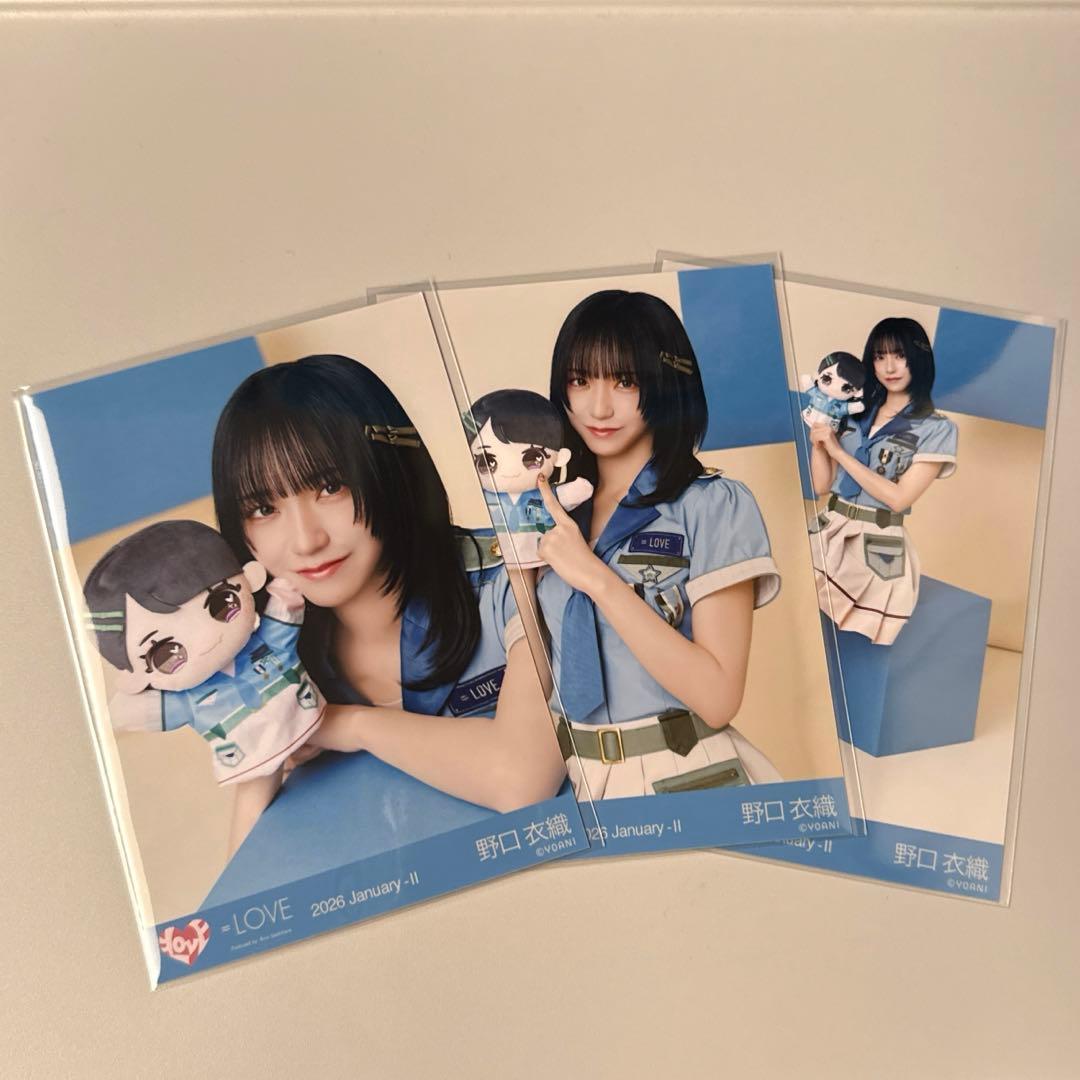 LOVE 野口衣織 モーリーファンタジーコラボ④ 生写真 コンプ イ - メルカリ