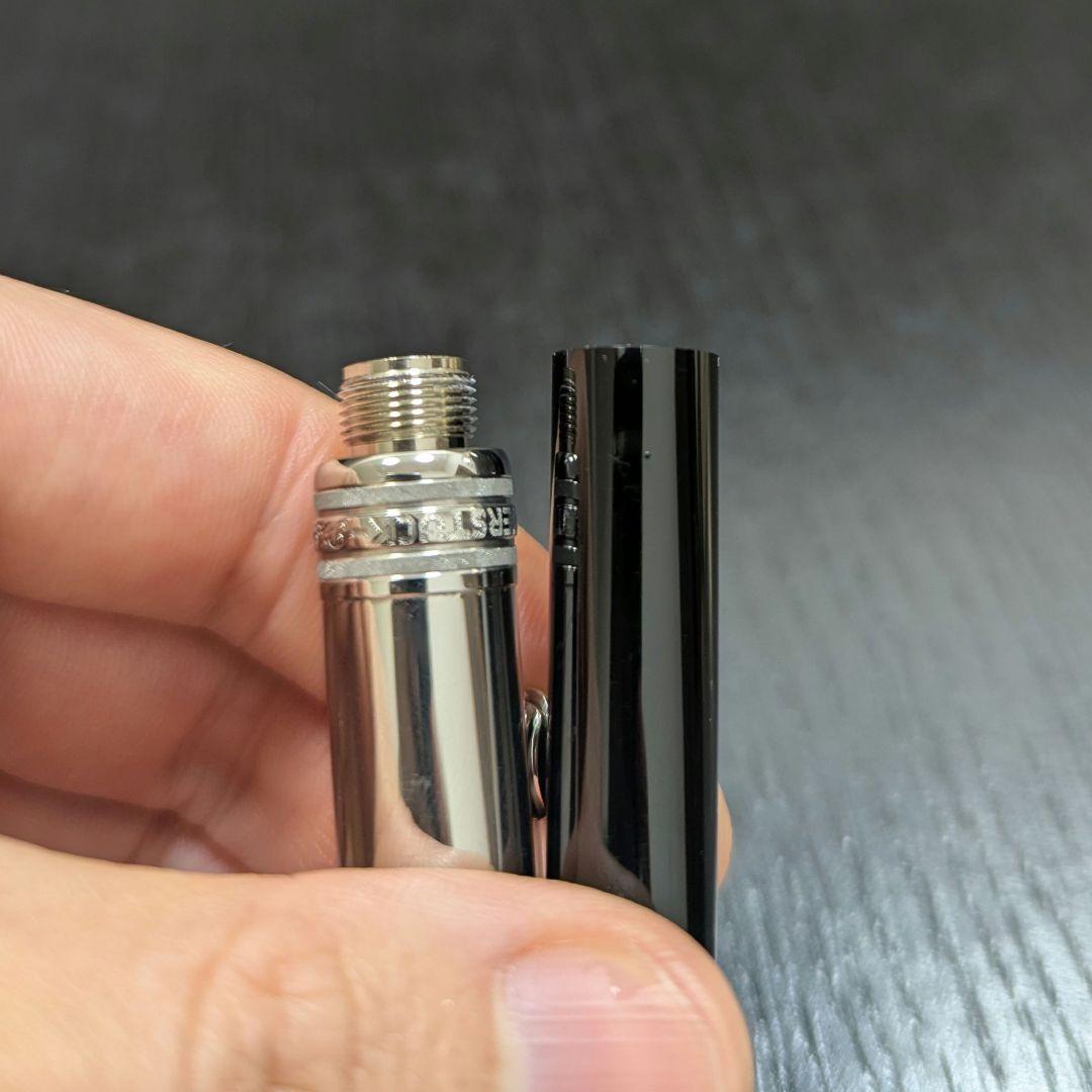 Montblanc ボールペン 本体 黒＆銀