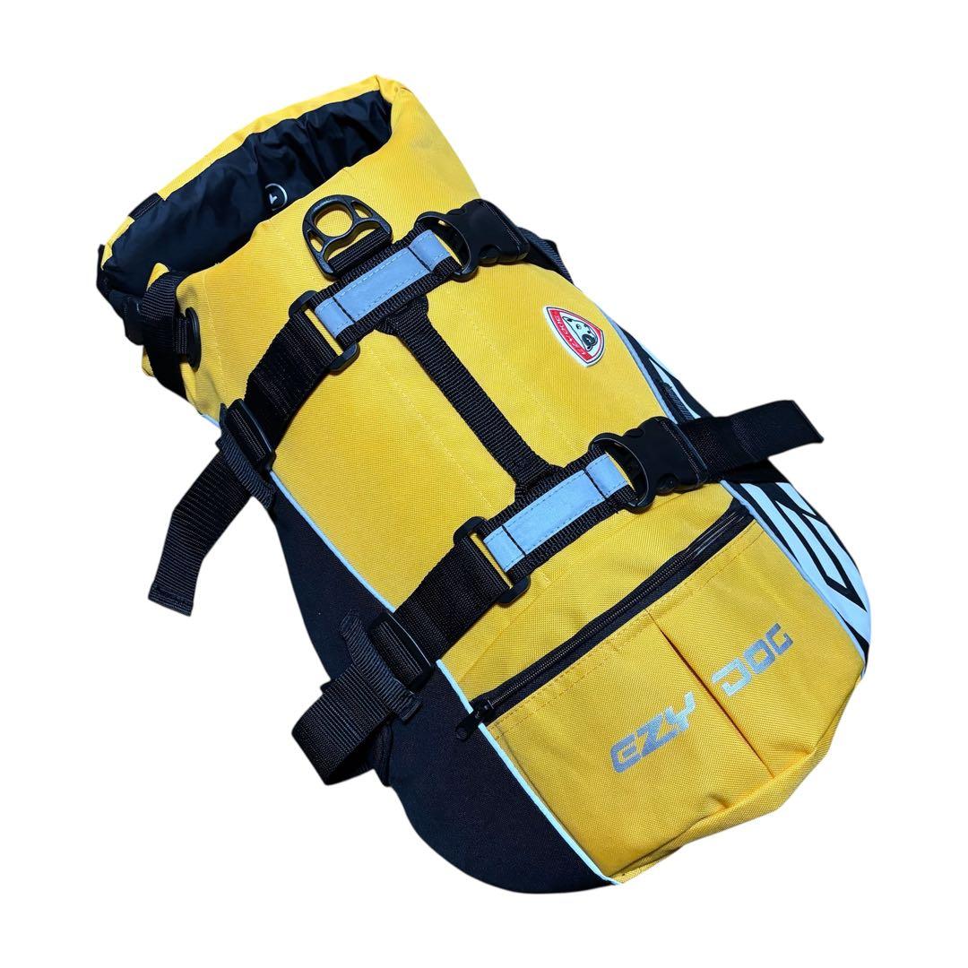 【未使用】イージードック ライフジャケット EZY DOG Lサイズ イエロー EZYDOG大型犬用ライフジャケット Lサイズ 『Mサイズ 黄色/イエロー』犬