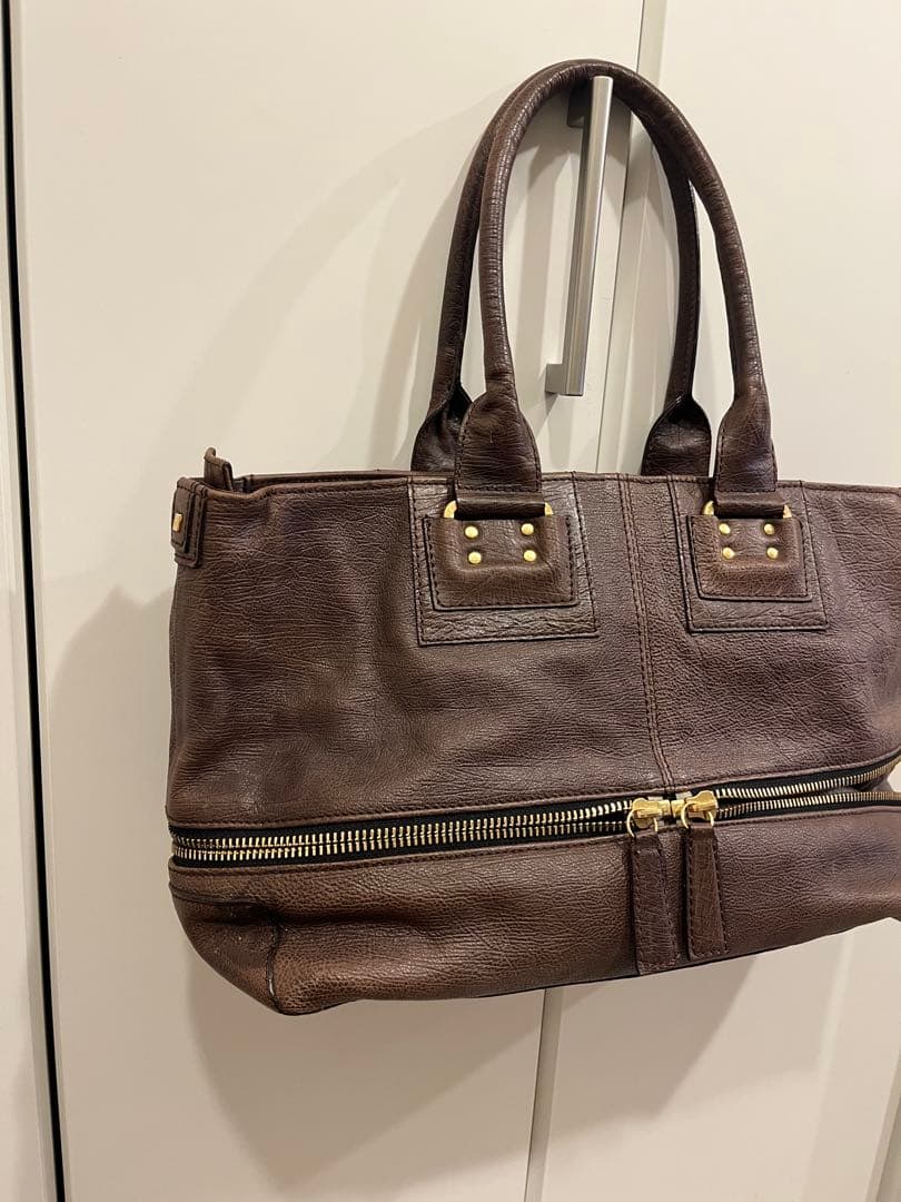vintage brown leather bag y2k グランジ