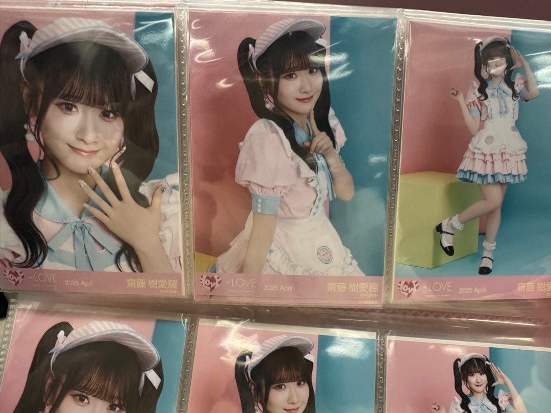 イコラブ齋藤樹愛羅ビッグ生写真ヨリ直筆ダイナー衣装イコノイジョイ2024