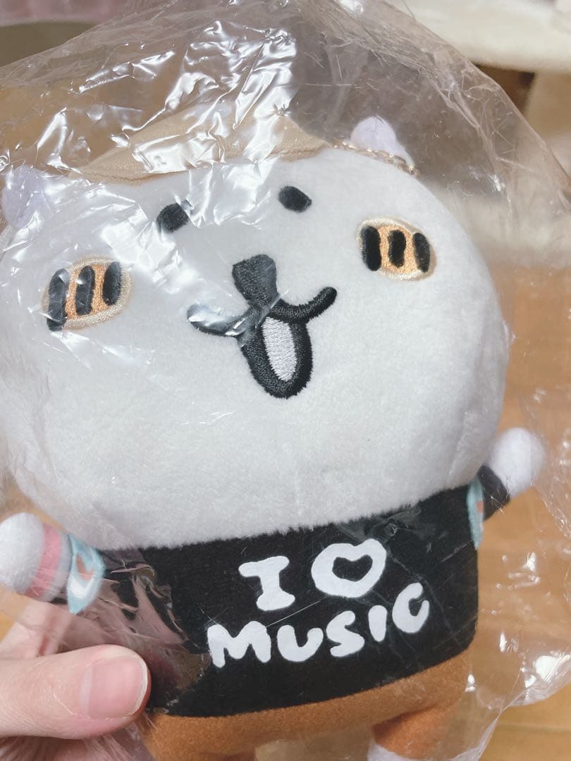 自分ツッコミくま　ぬいぐるみイヤホンポーチ