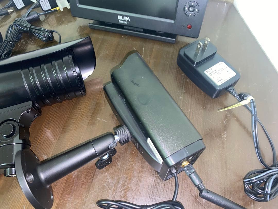 ELPA ワイヤレス 防犯カメラ モニター セット 増設 CMS-C71等