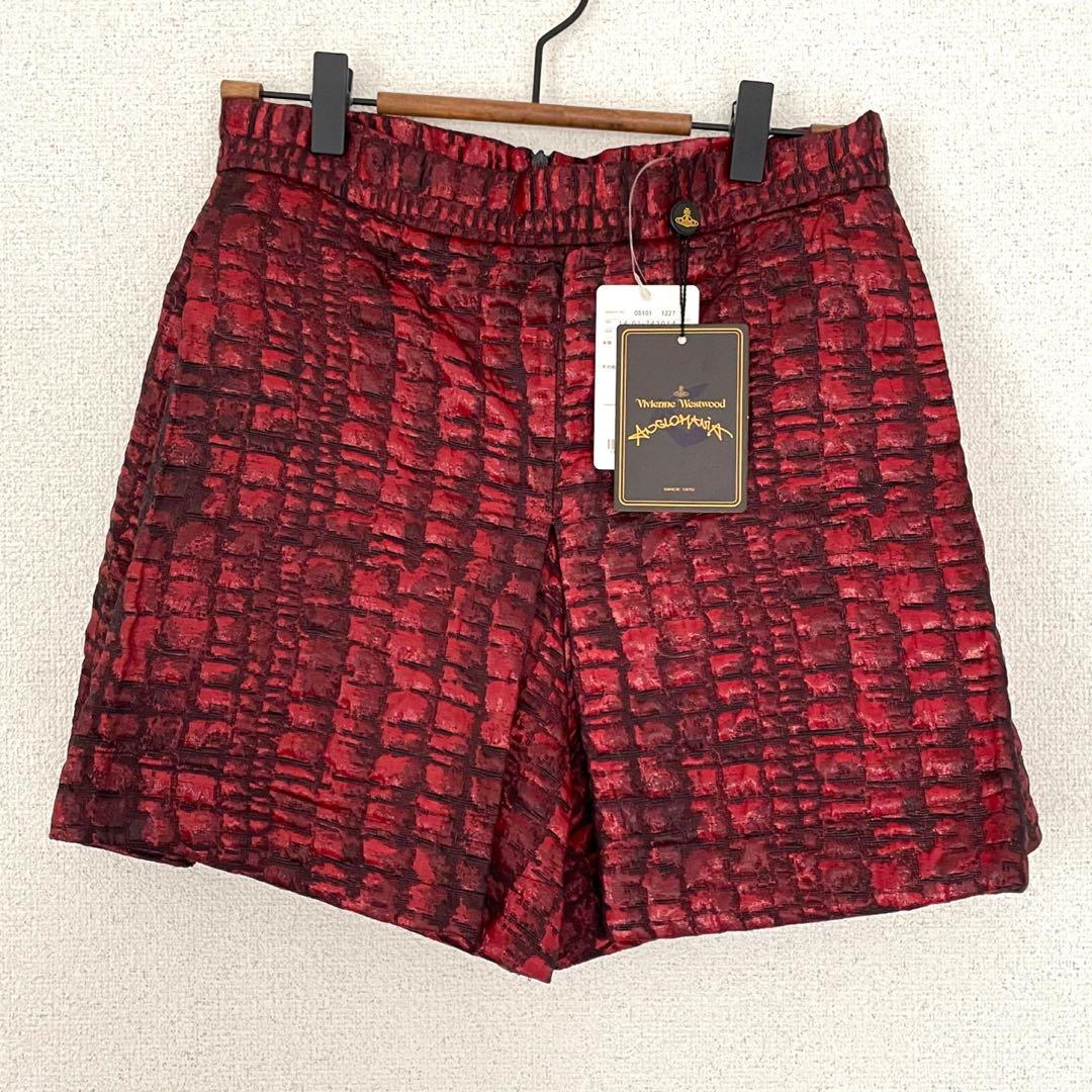 新品未使用⭐︎ヴィヴィアンウエストウッドレッド×ブラッククロコダイル柄キュロット