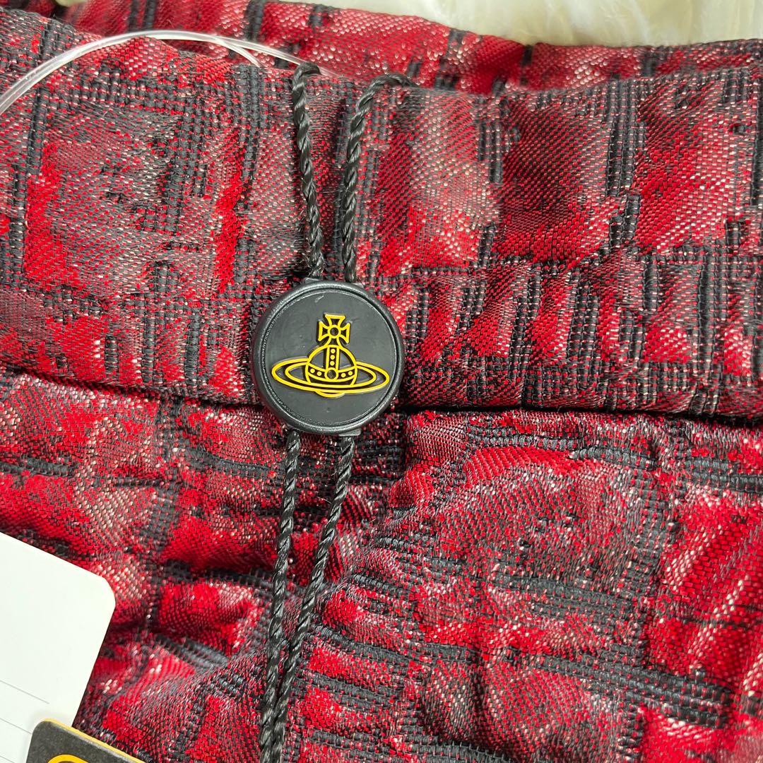 新品未使用⭐︎ヴィヴィアンウエストウッドレッド×ブラッククロコダイル柄キュロット