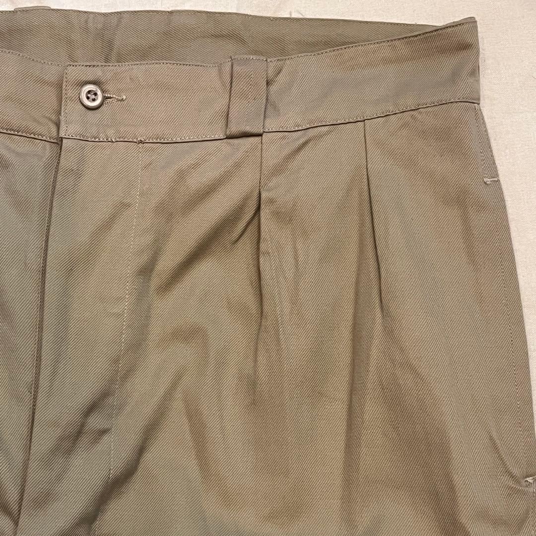 デッドストック】50s 60s フランス軍実物 M52チノ 45 W36