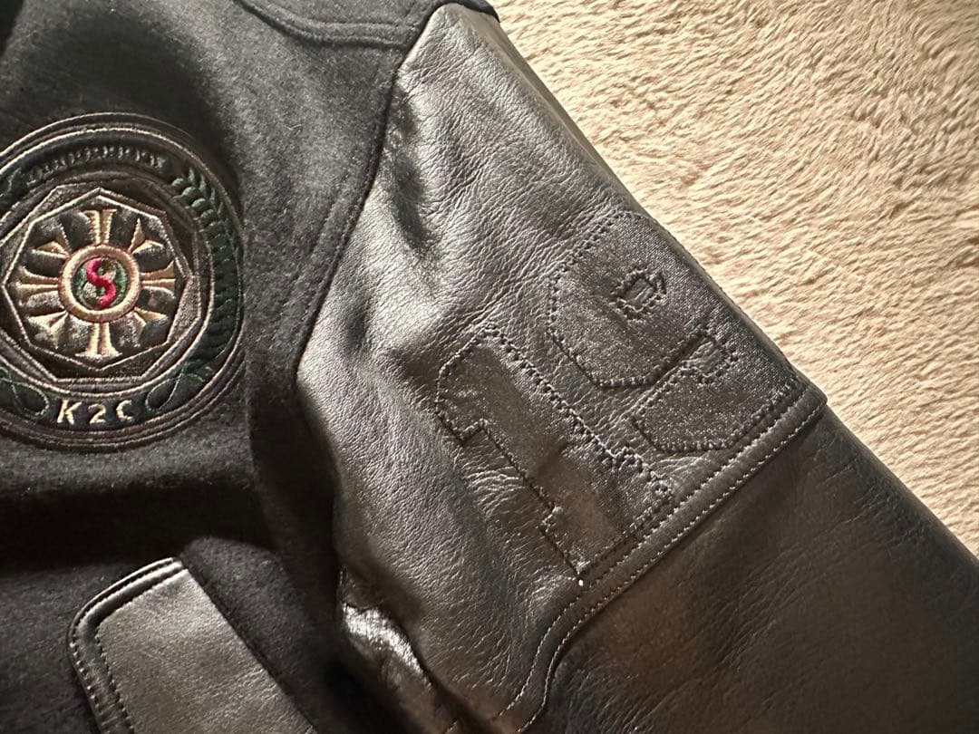 米米CLUB 8周年記念ジャンパー革☆石井竜也ブルゾンスタジャン