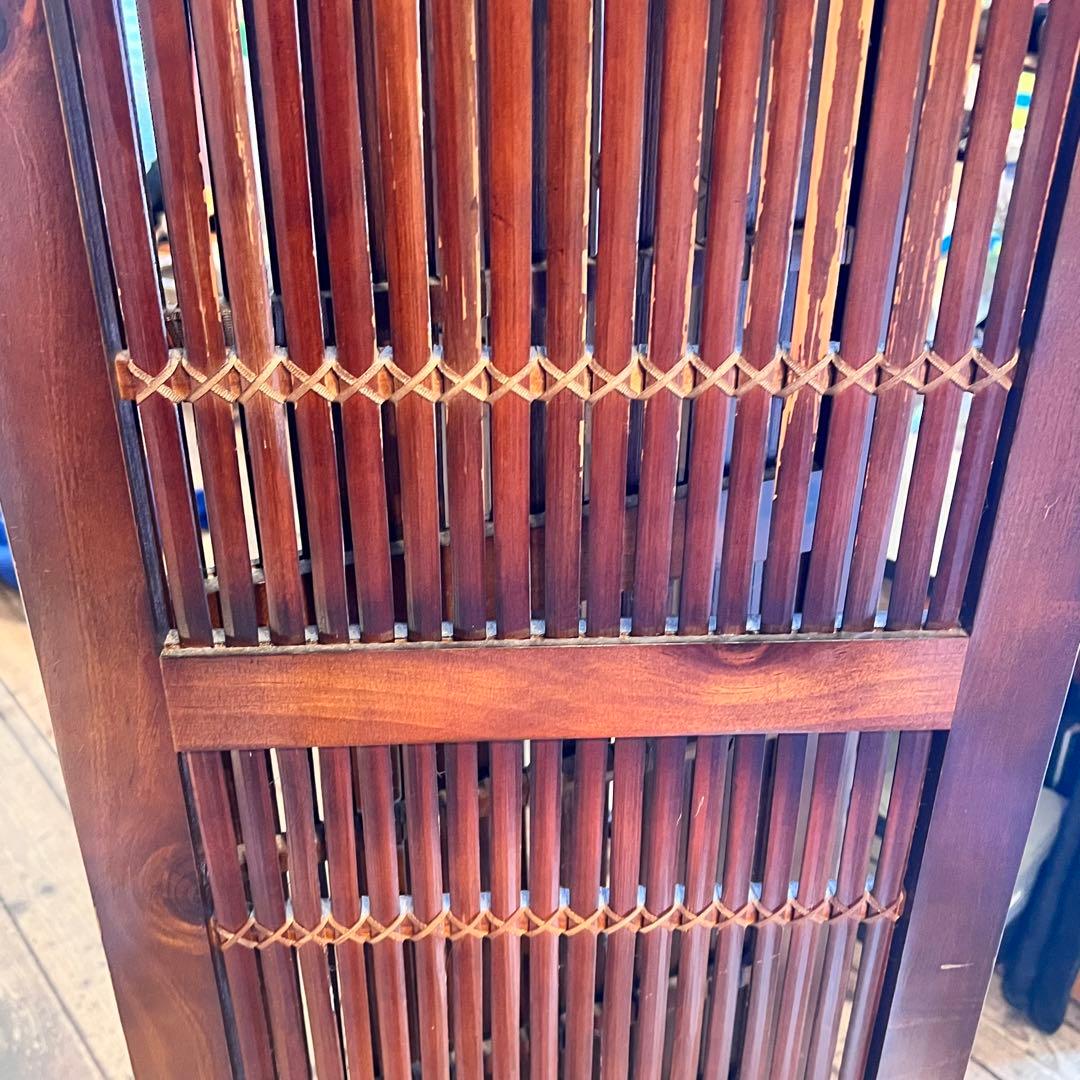 ①木製　パーテーション　衝立　お店　インテリア　コレクション