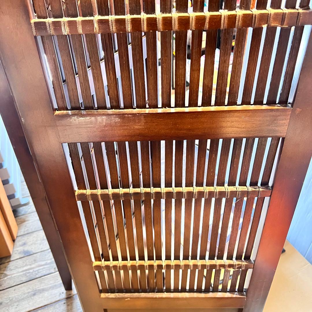 ①木製　パーテーション　衝立　お店　インテリア　コレクション