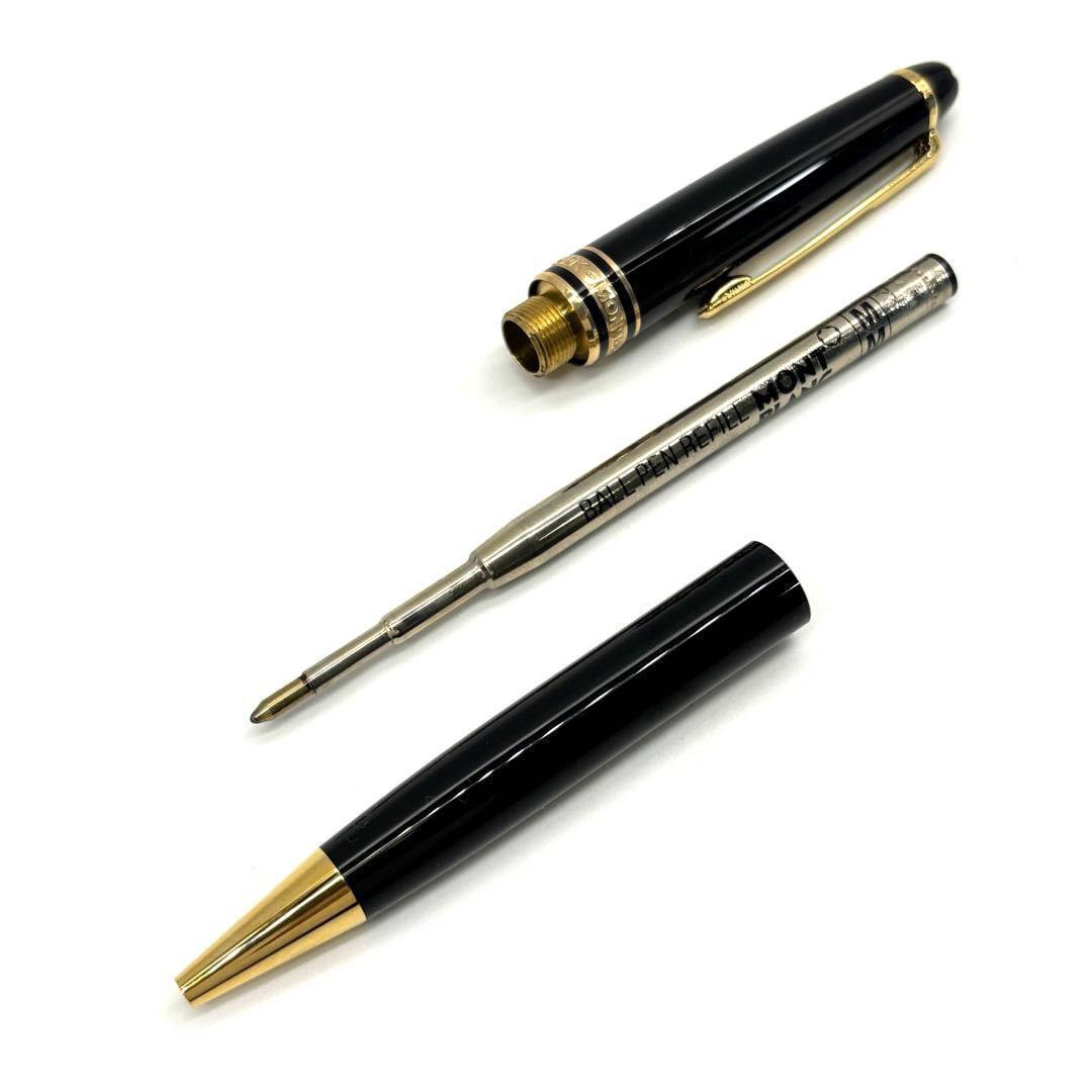 【美品】モンブラン ツイスト式ボールペン ブラック/ゴールド 4Q14