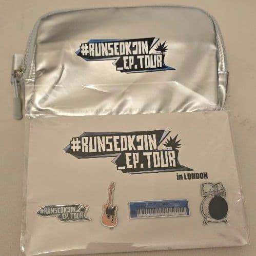 #RUNSEOKJIN EP.TOUR in LONDON ポーチ&ピンバッジ