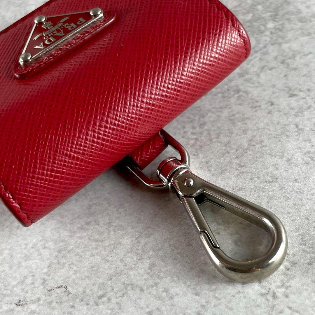 PRADA Near Mint Leather Earphone Case