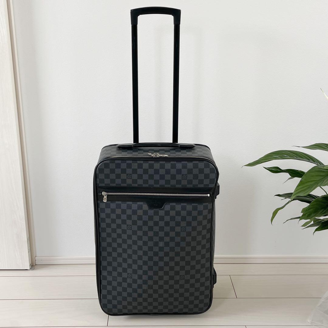 ルイヴィトン ダミエグラフィット ペガス55 キャリーバッグ スーツ