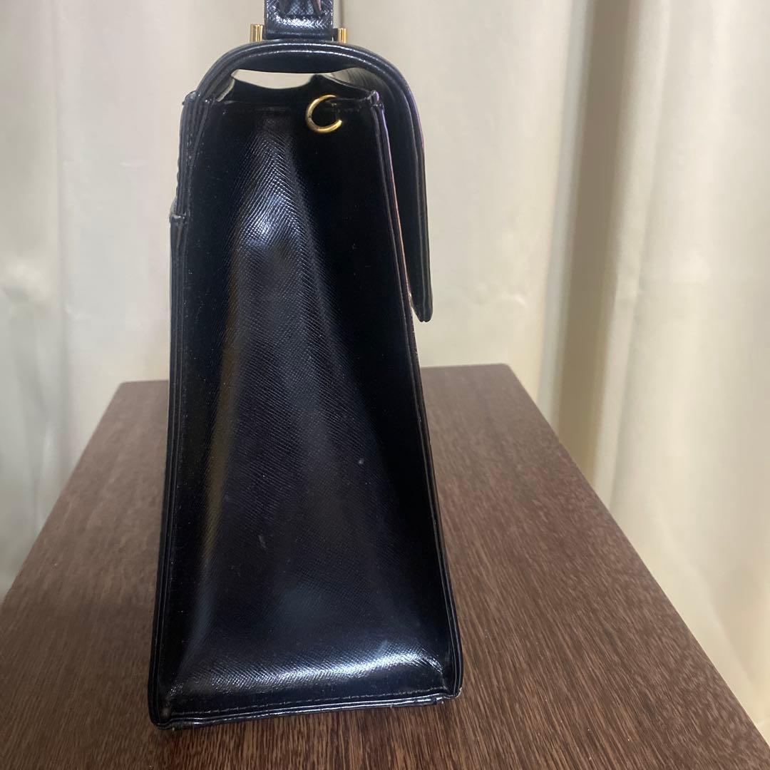 【送料無料】ヴェルサーチ ハンドバッグ フォーマル メデューサ レザー ブラック