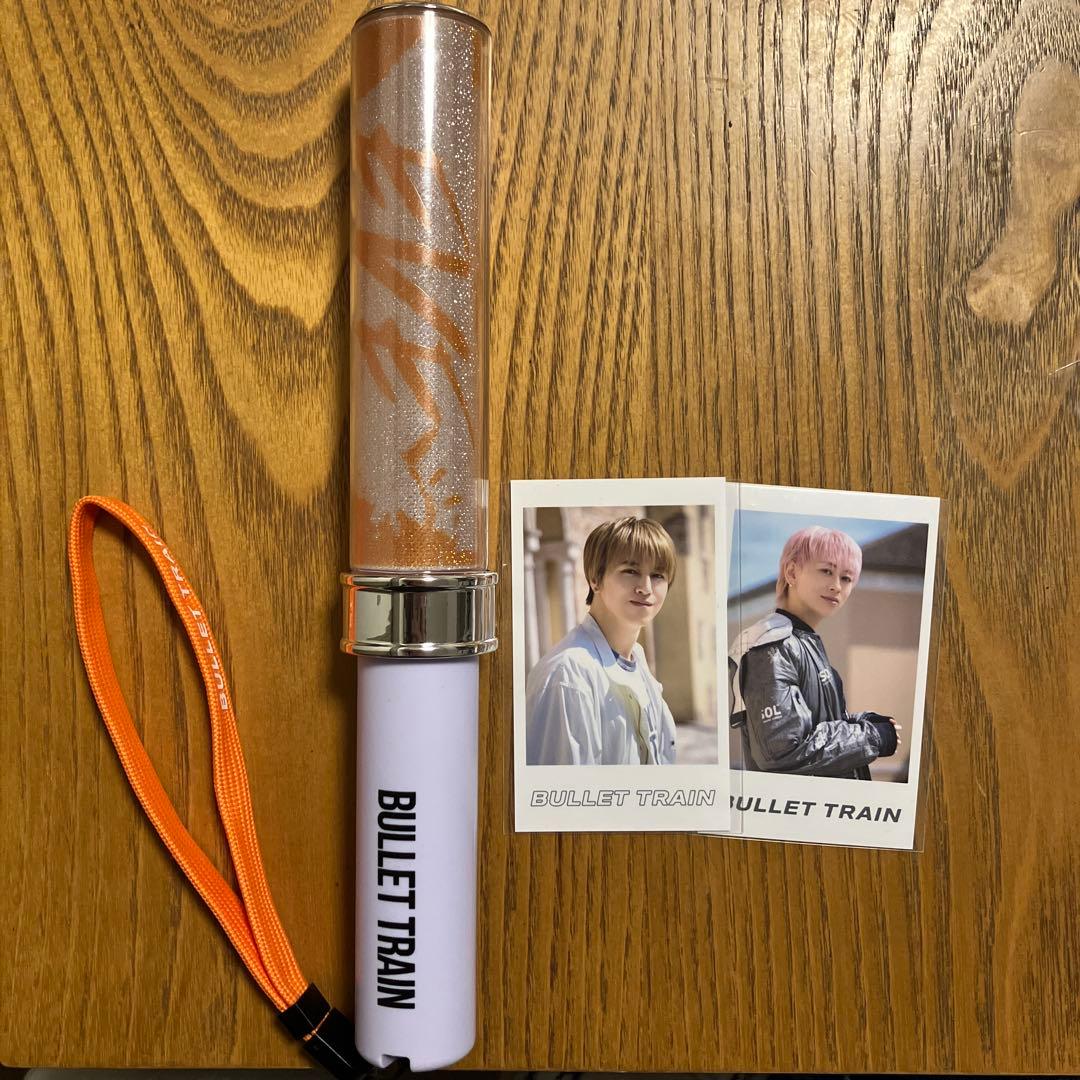 超特急 EVE ペンライト オレンジ ハル& ミニフォト シューヤ、タカシ