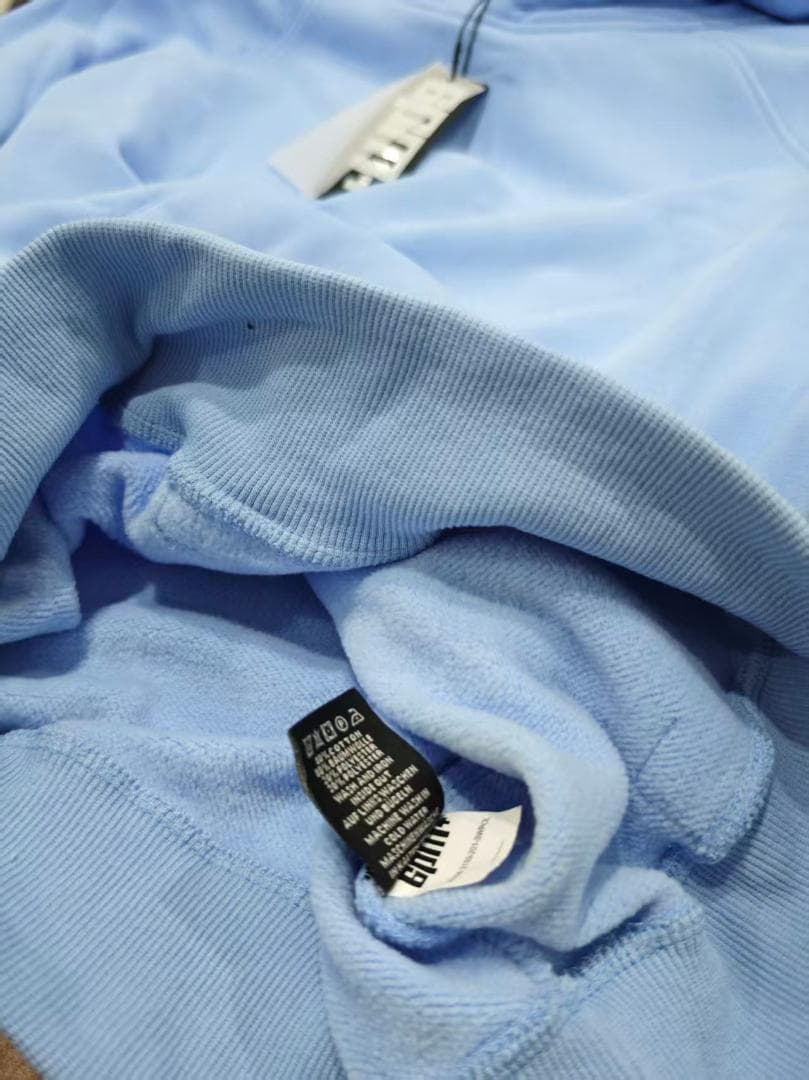 6PM ライトブルー フーディー＆パンツセット M