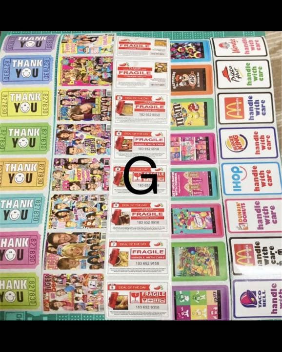 海外ロールシール マクドナルド・m＆m