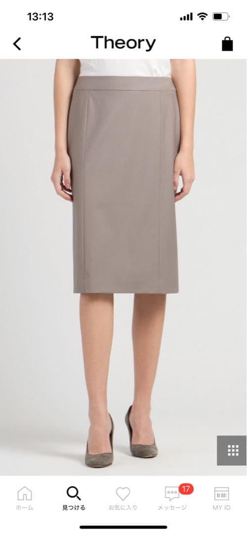 新品セオリーリュクス定番タイトスカートサイズ40