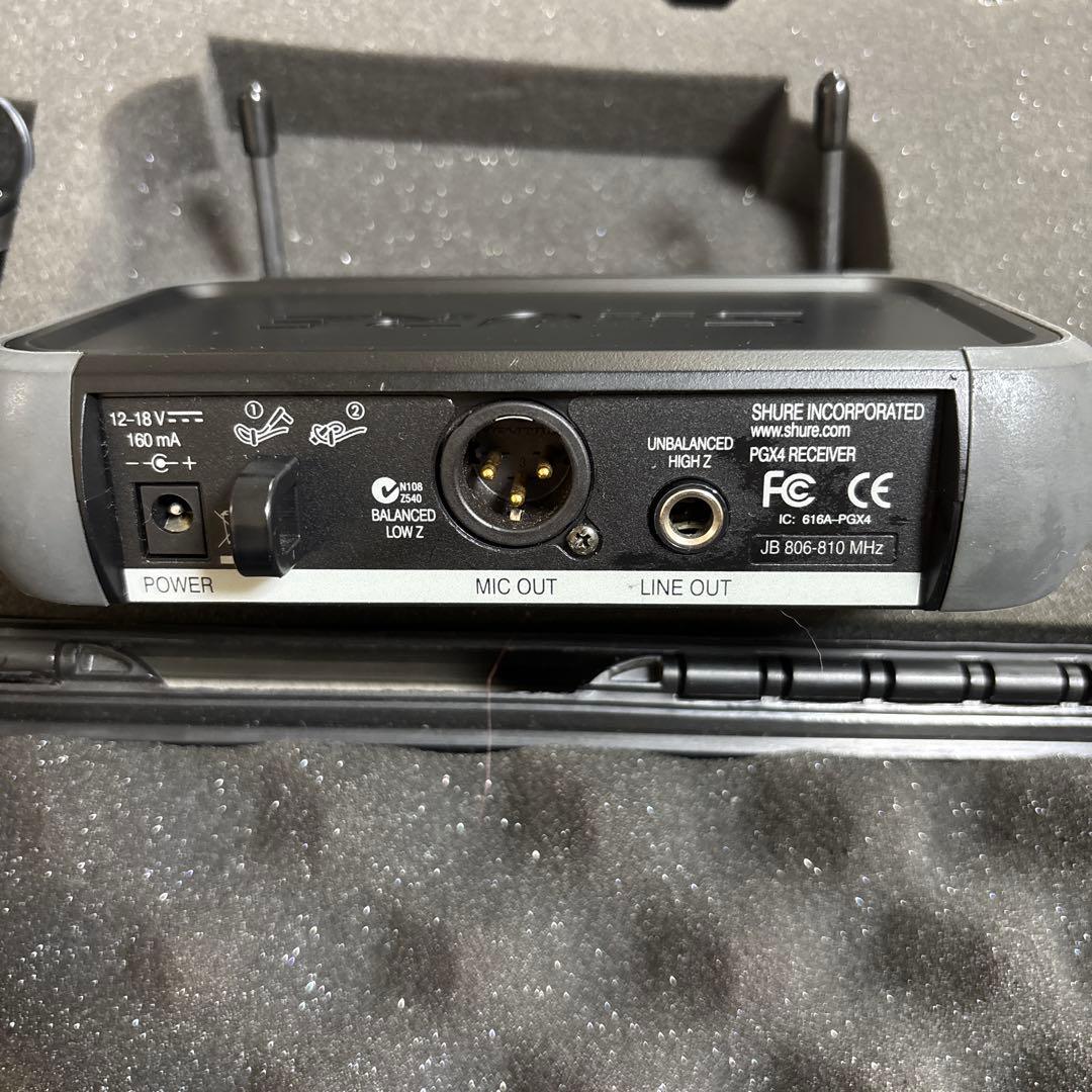 SHURE PGX4/BETA 58A ワイヤレスマイクセット