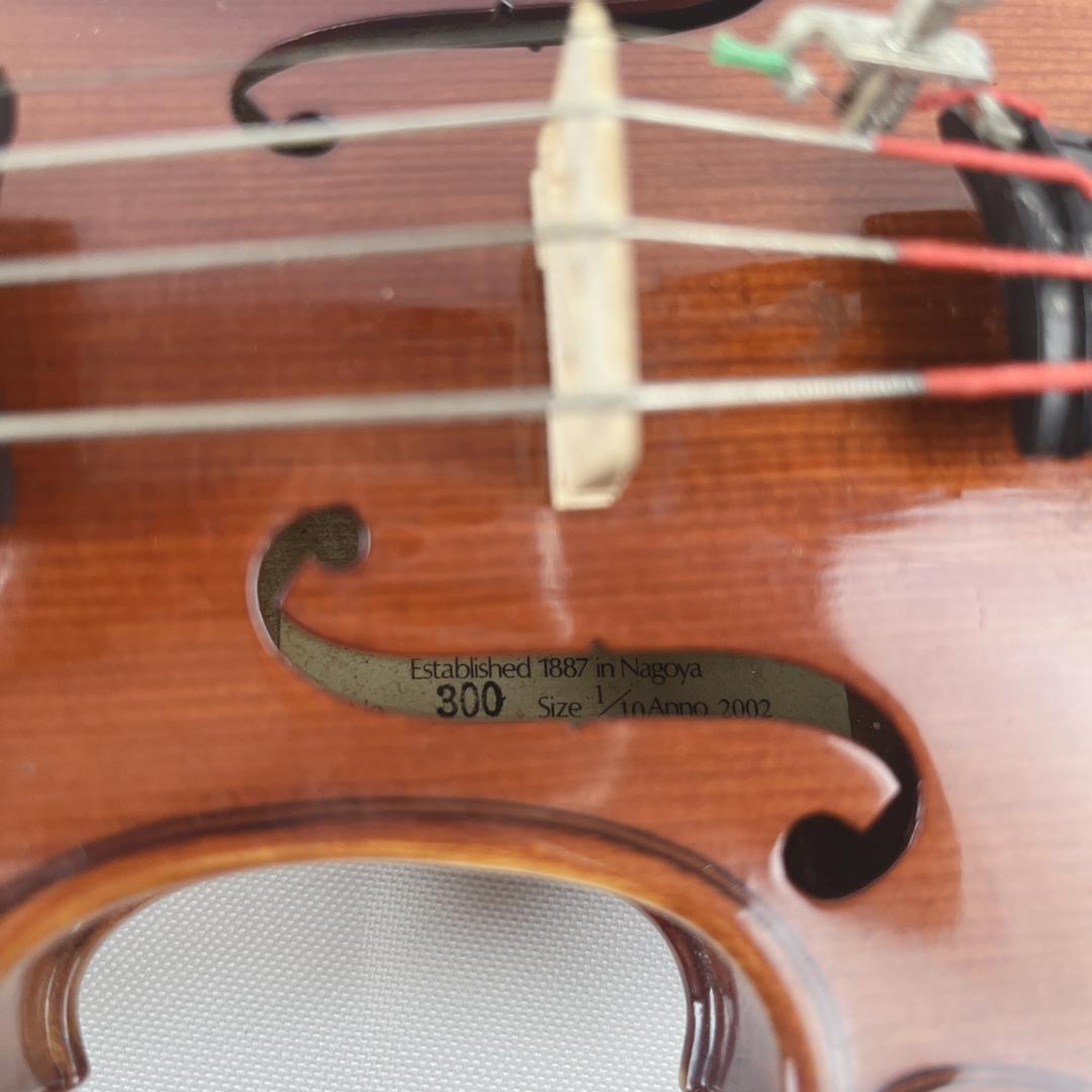 美品☘️ SUZUKI　バイオリン　1/10　Ｎo.300　2002年製　虎杢