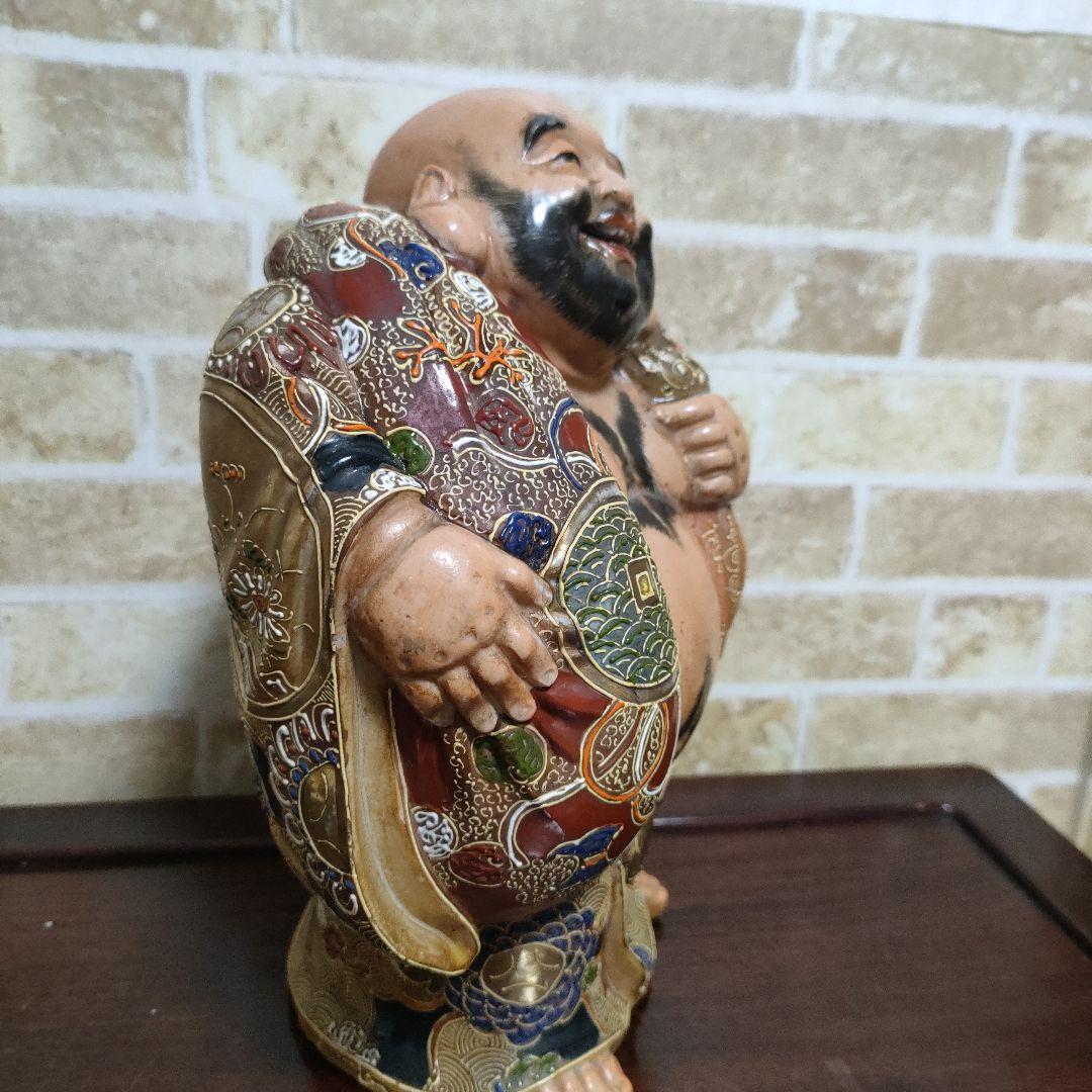 アンティーク】九谷焼 布袋様 金彩 陶器製 布袋像 七福神 - メルカリ