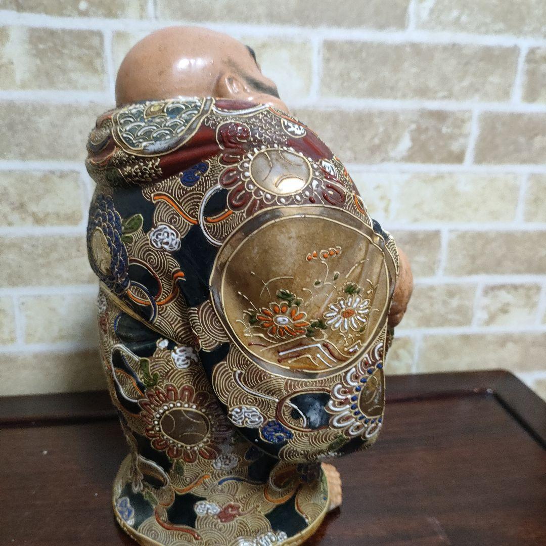 アンティーク】九谷焼 布袋様 金彩 陶器製 布袋像 七福神 - メルカリ