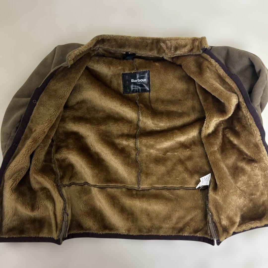 【希少極美品】Barbour ウォームパイルジップイン　ジャケット　ボアライナー