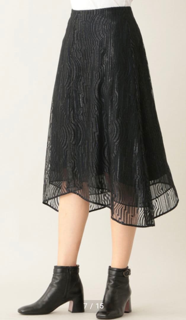 極美品エポカスカート☆エブール☆アンスリード☆シンメ☆マディソンブルー☆サンドロ