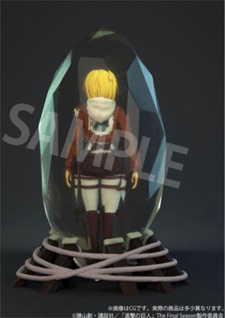 進撃の巨人 アニ・レオンハート 水晶体Ver.フルカラー3Dクリスタル