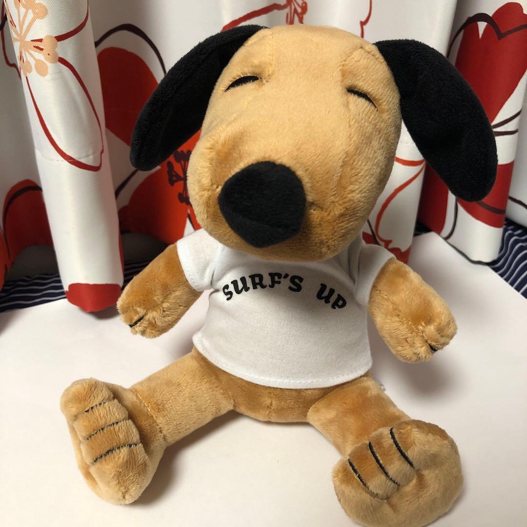 ＊　ハワイ限定　日焼けスヌーピー　moni モニ　ぬいぐるみ　SURF’S UP