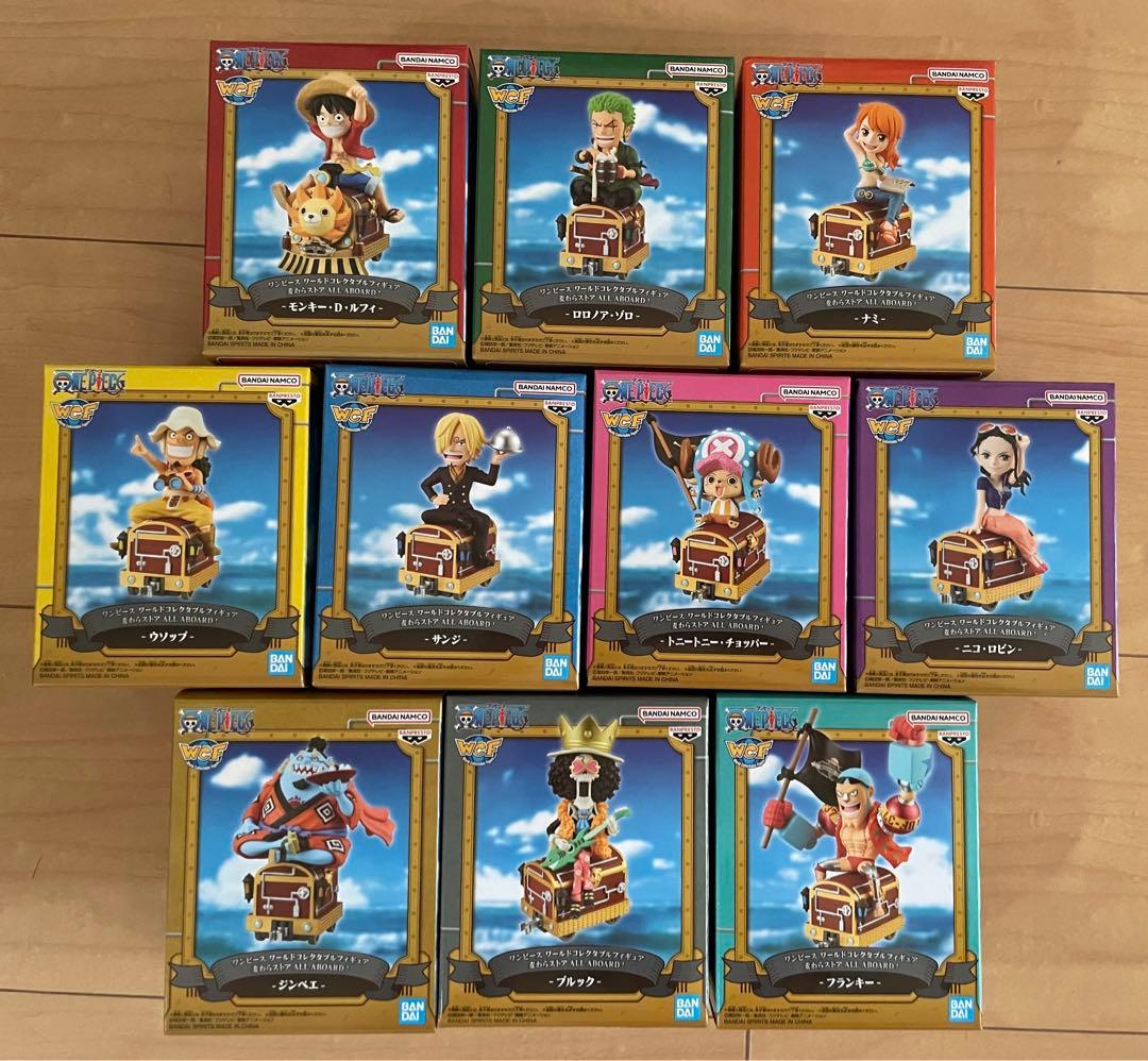 ワンピース ワールドコレクタブルフィギュア 麦わらストア ALL ABOARD！