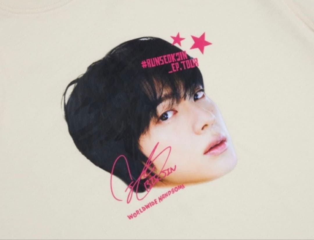 BTS ジン RUNSEOKJIN ツアー Tシャツ JIN Lサイズ