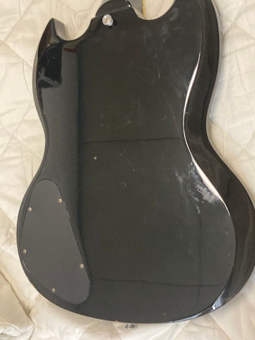グレコSGスタイル エレキギター ブラック ジャンク扱い greco