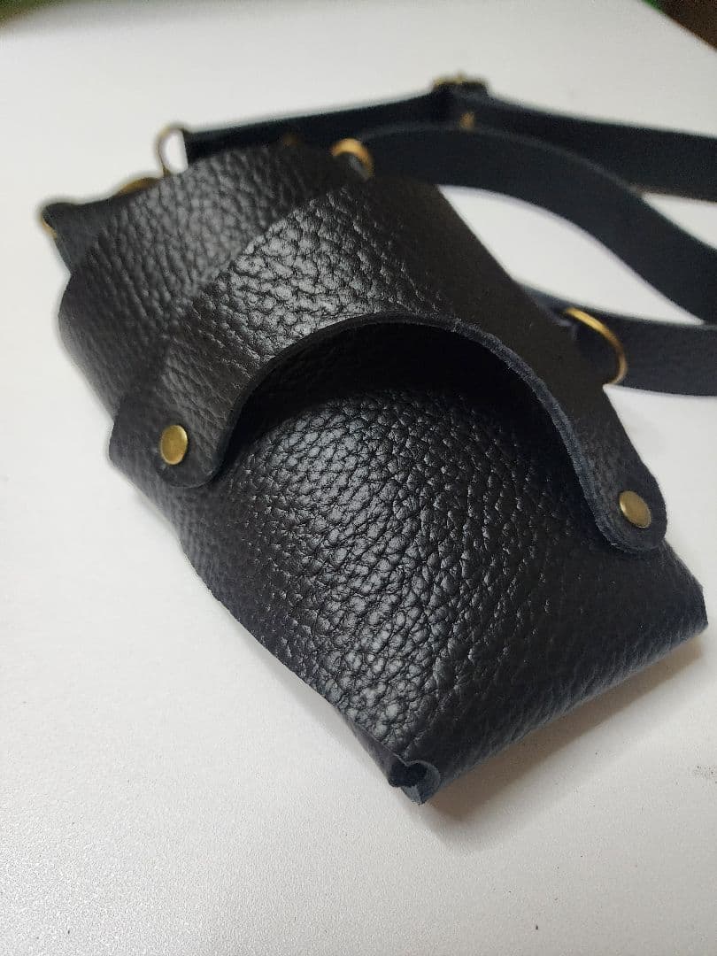 シザーケース本革 4丁タイプ 黒