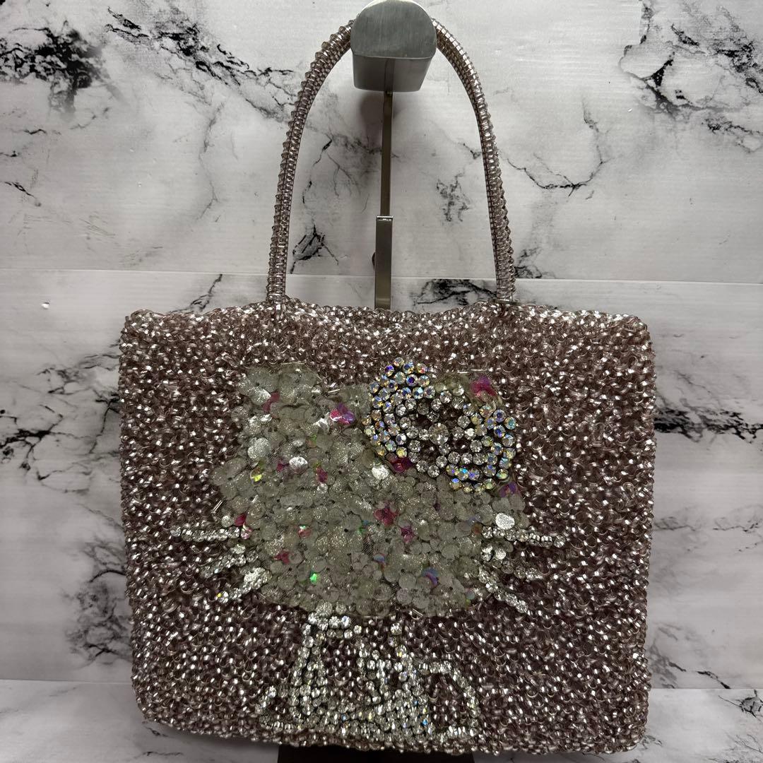 (美品)大人気、アンテプリマ、ワイヤーバッグ、人気コラボ、サンリオ、キティー