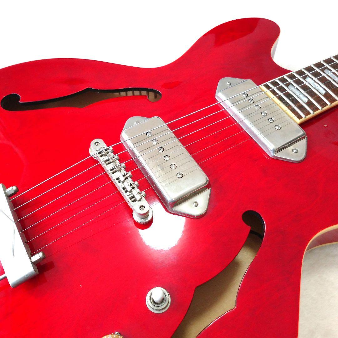 【か】エピフォン　カジノ　チェリー　　セミアコースティックギター　美品