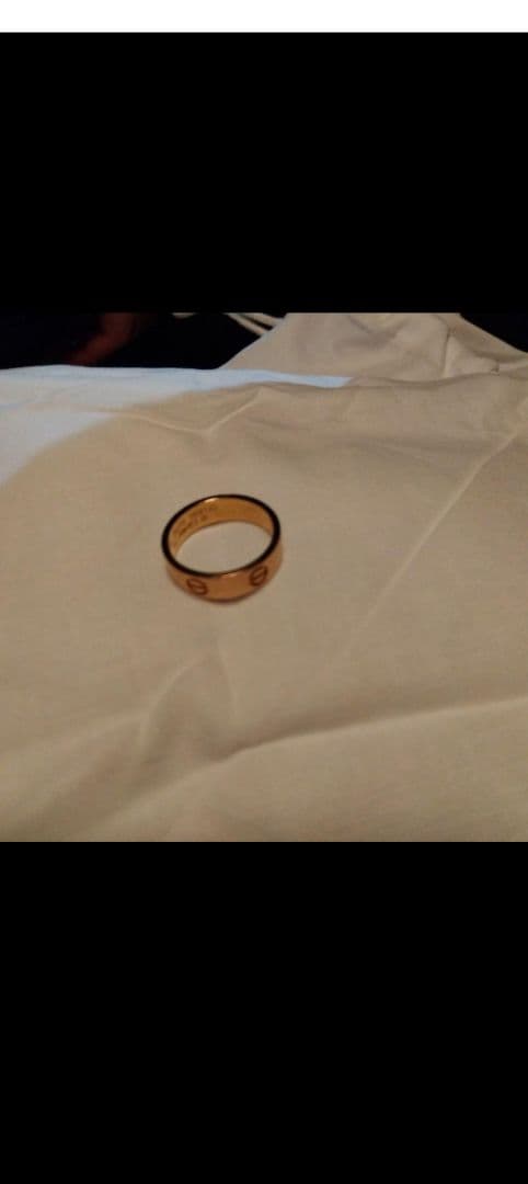 【中古】Cartier カルティエ ミニラブ リング 指輪 750YG