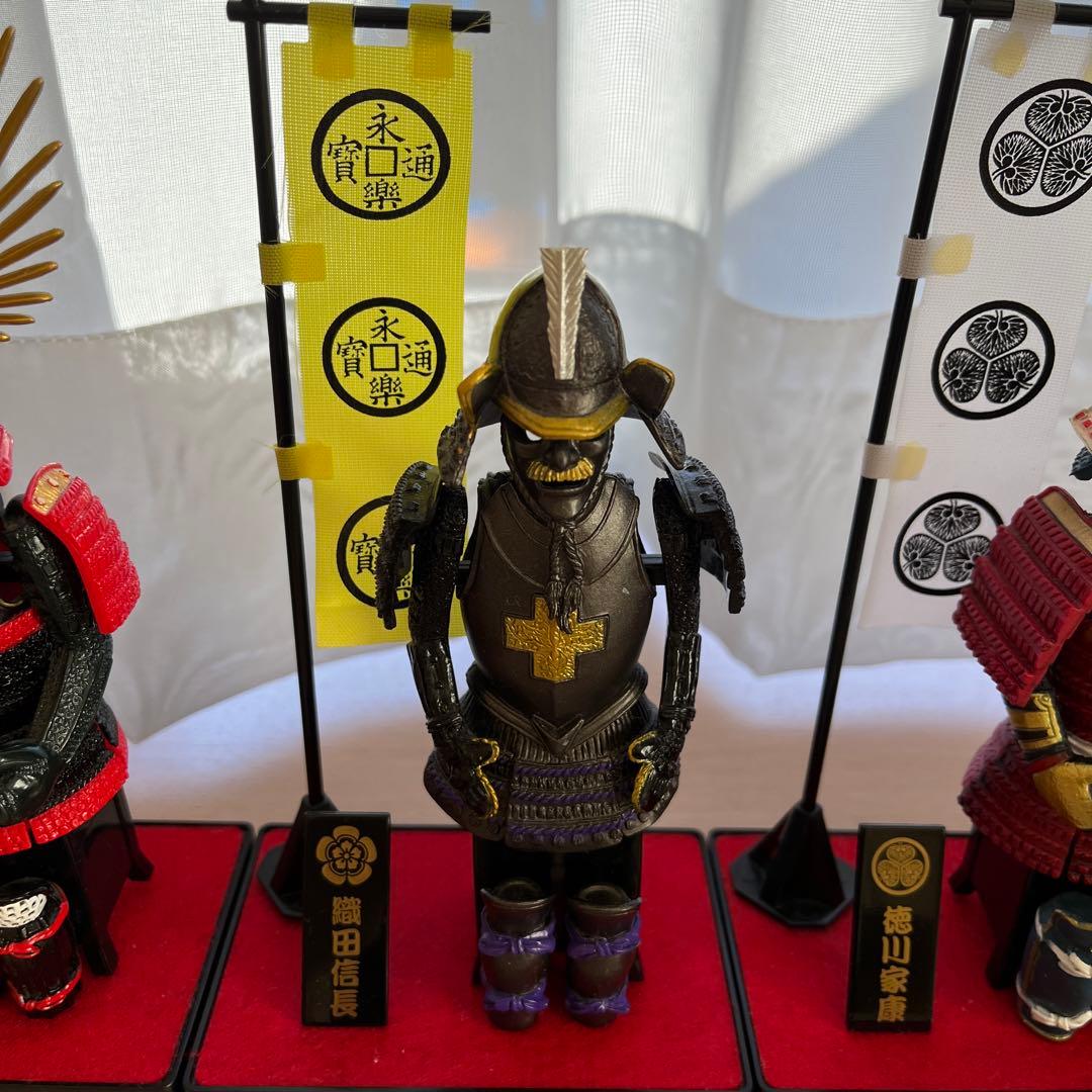 戦国武将 甲冑 フィギュア 3体セット(織田信長・豊臣秀吉・徳川家康